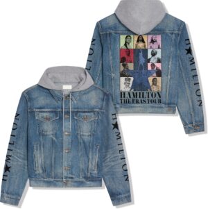 Taylor Swift - The Eras Tour Music Style Hooded Denim Jacket For Fans