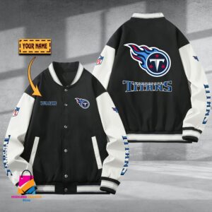 Tennessee Titans NFL Style Baseball Jacket For Fan