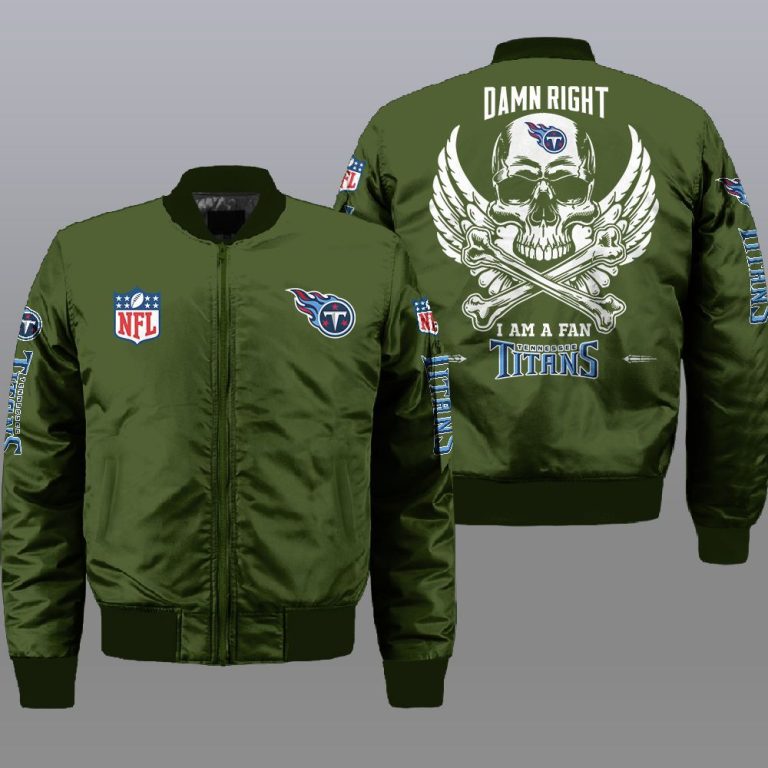Tennessee Titans NFL Style Bomber Jacket For Fans