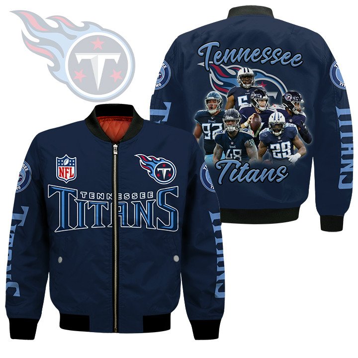 Tennessee Titans NFL Style Bomber Jacket For Fans