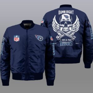 Tennessee Titans NFL Style Bomber Jacket For Fans