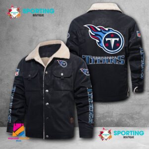 Tennessee Titans NFL Style Fleece Thermal Cotton Jacket For Fans