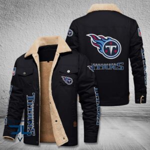 Tennessee Titans NFL Style Fleece Thermal Cotton Jacket For Fans
