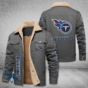 Tennessee Titans NFL Style Fleece Thermal Cotton Jacket For Fans