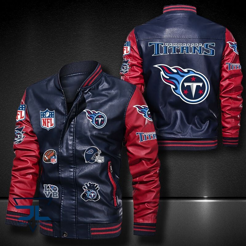 Tennessee Titans NFL Style Leather Jacket For Fan