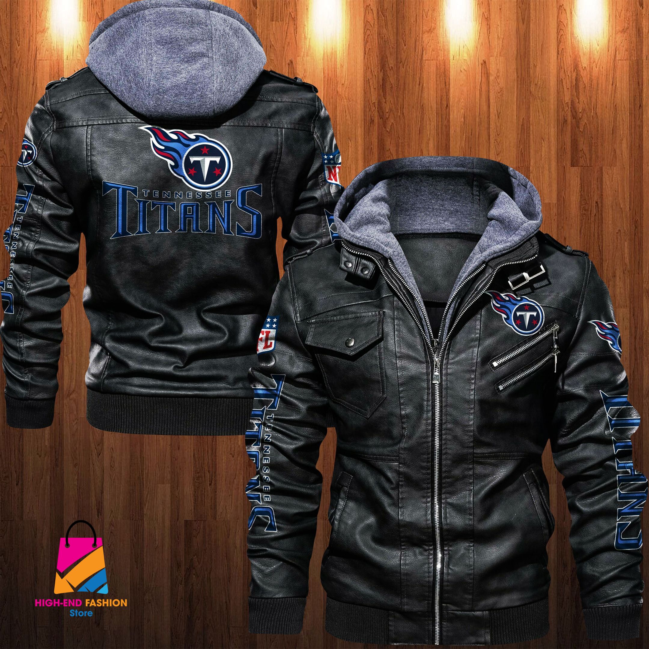 Tennessee Titans NFL Style Leather Jacket For Fan