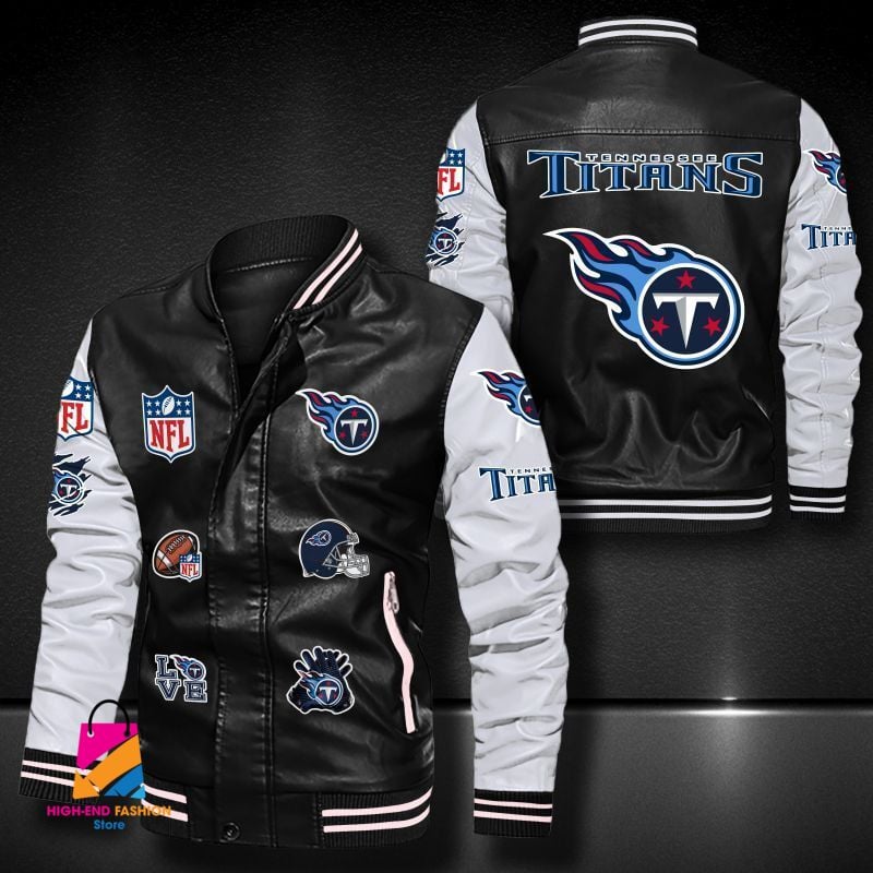 Tennessee Titans NFL Style Leather Jacket For Fan