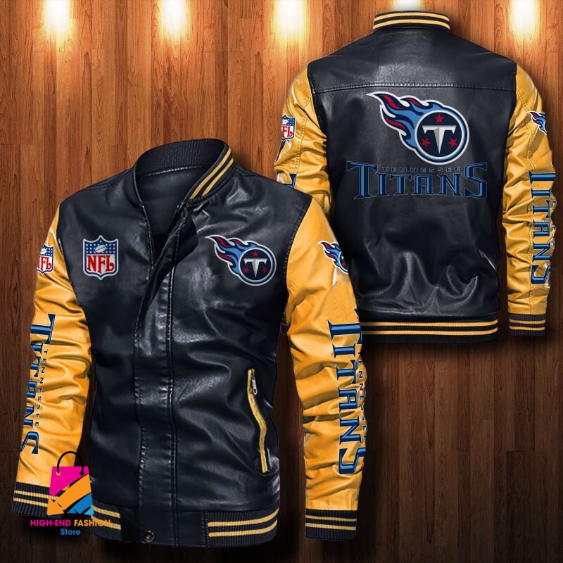 Tennessee Titans NFL Style Leather Jacket For Fan