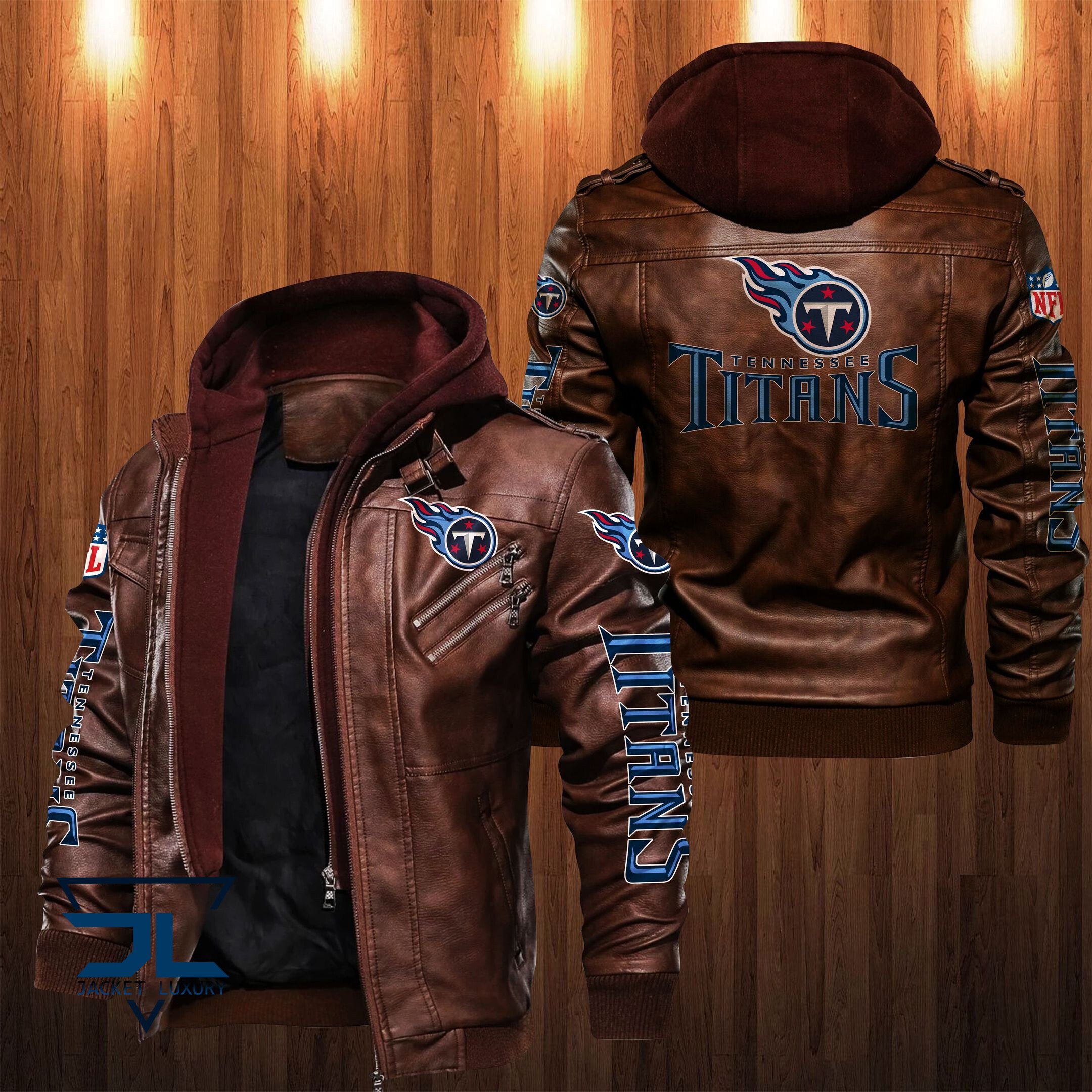 Tennessee Titans NFL Style Leather Jacket For Fan