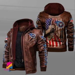 Tennessee Titans NFL Style Leather Jacket For Fan