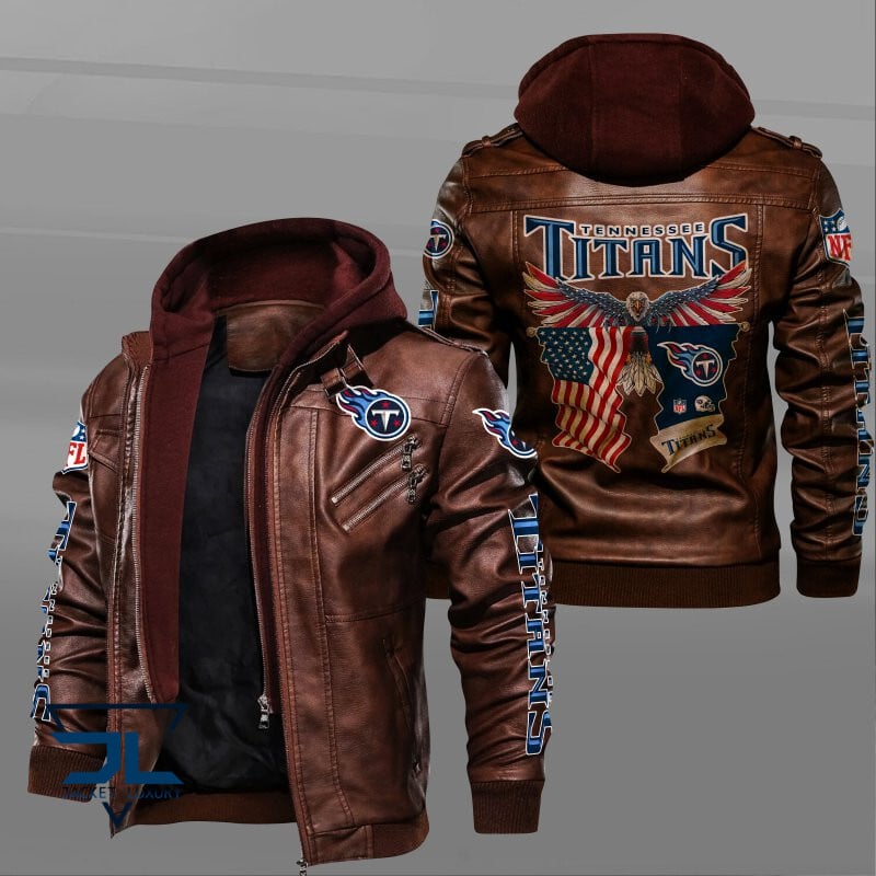 Tennessee Titans NFL Style Leather Jacket For Fan
