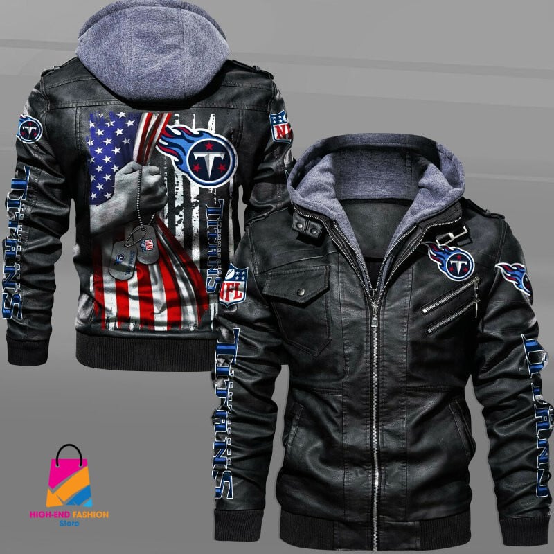 Tennessee Titans NFL Style Leather Jacket For Fan