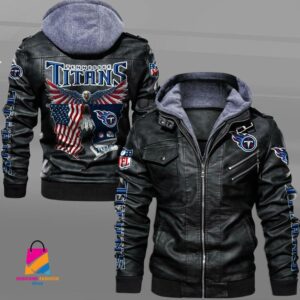 Tennessee Titans NFL Style Leather Jacket For Fan