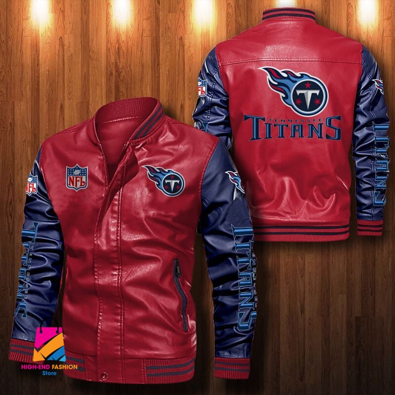 Tennessee Titans NFL Style Leather Jacket For Fan