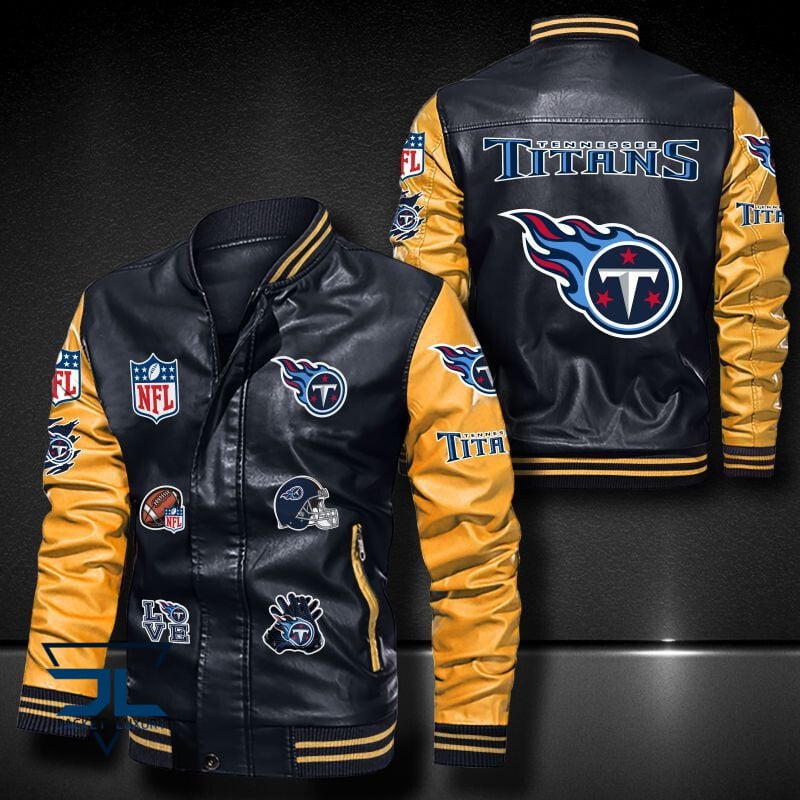 Tennessee Titans NFL Style Leather Jacket For Fan