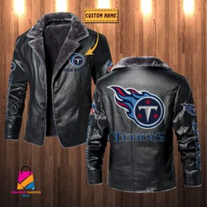 Tennessee Titans NFL Style Leather Jacket For Fans