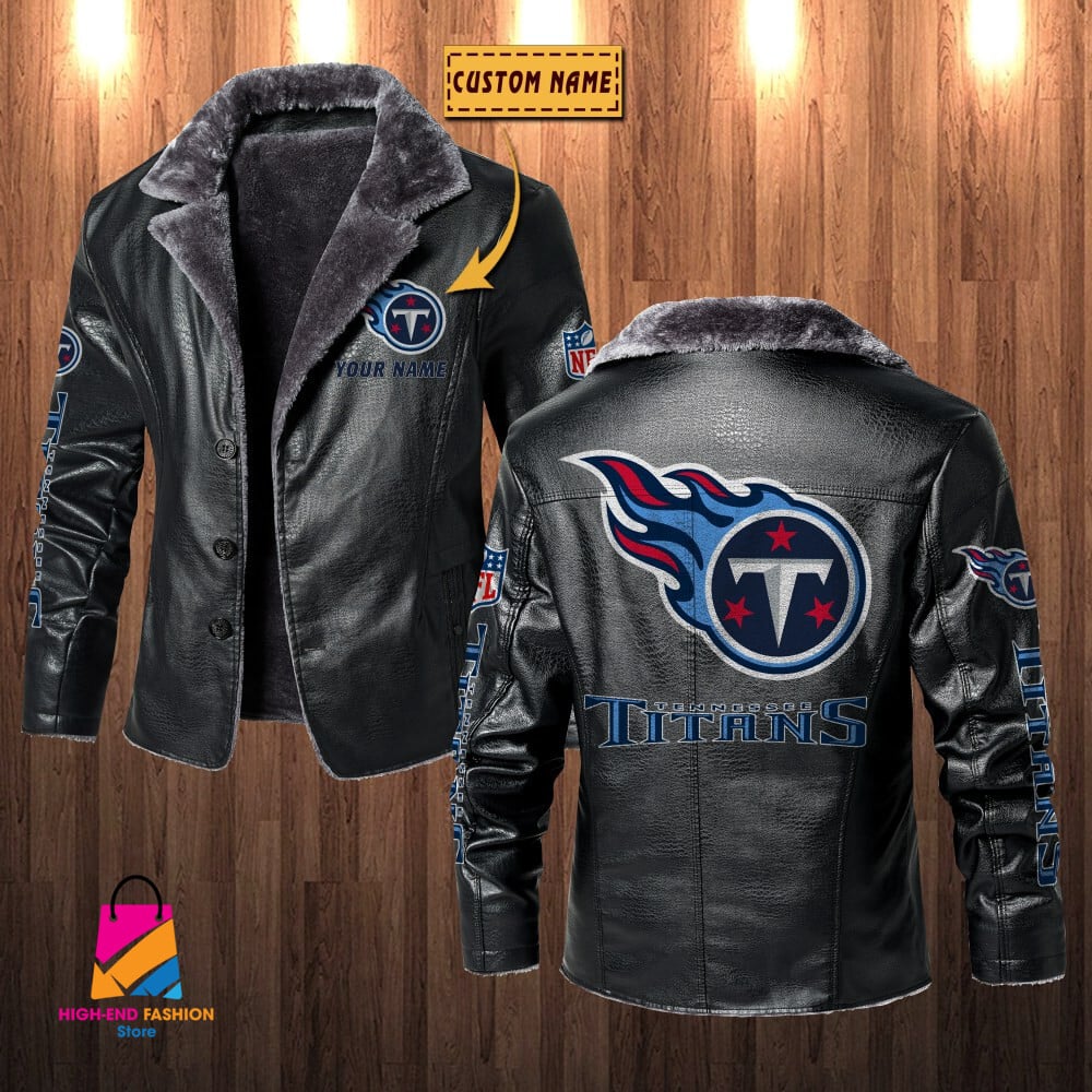 Tennessee Titans NFL Style Leather Jacket For Fans