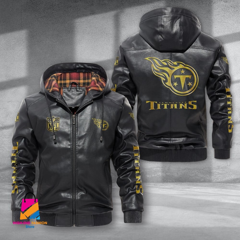 Tennessee Titans NFL Style Leather Jacket For Fans