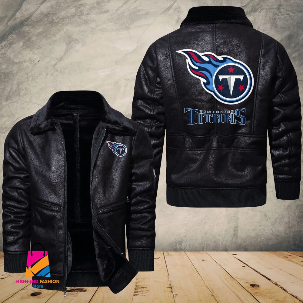 Tennessee Titans NFL Style Leather Jacket For Fans