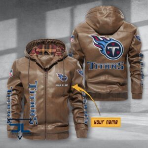 Tennessee Titans NFL Style Leather Jacket For Fans