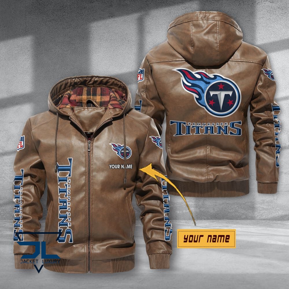 Tennessee Titans NFL Style Leather Jacket For Fans