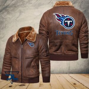 Tennessee Titans NFL Style Leather Jacket For Fans