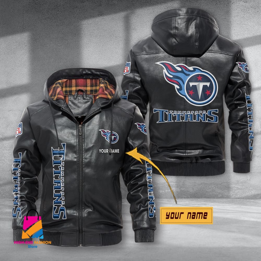 Tennessee Titans NFL Style Leather Jacket For Fans