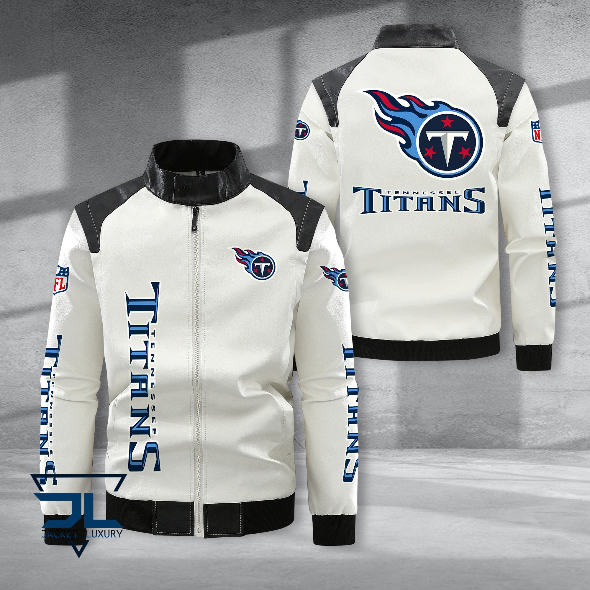 Tennessee Titans NFL Style Leather Jacket For Fans