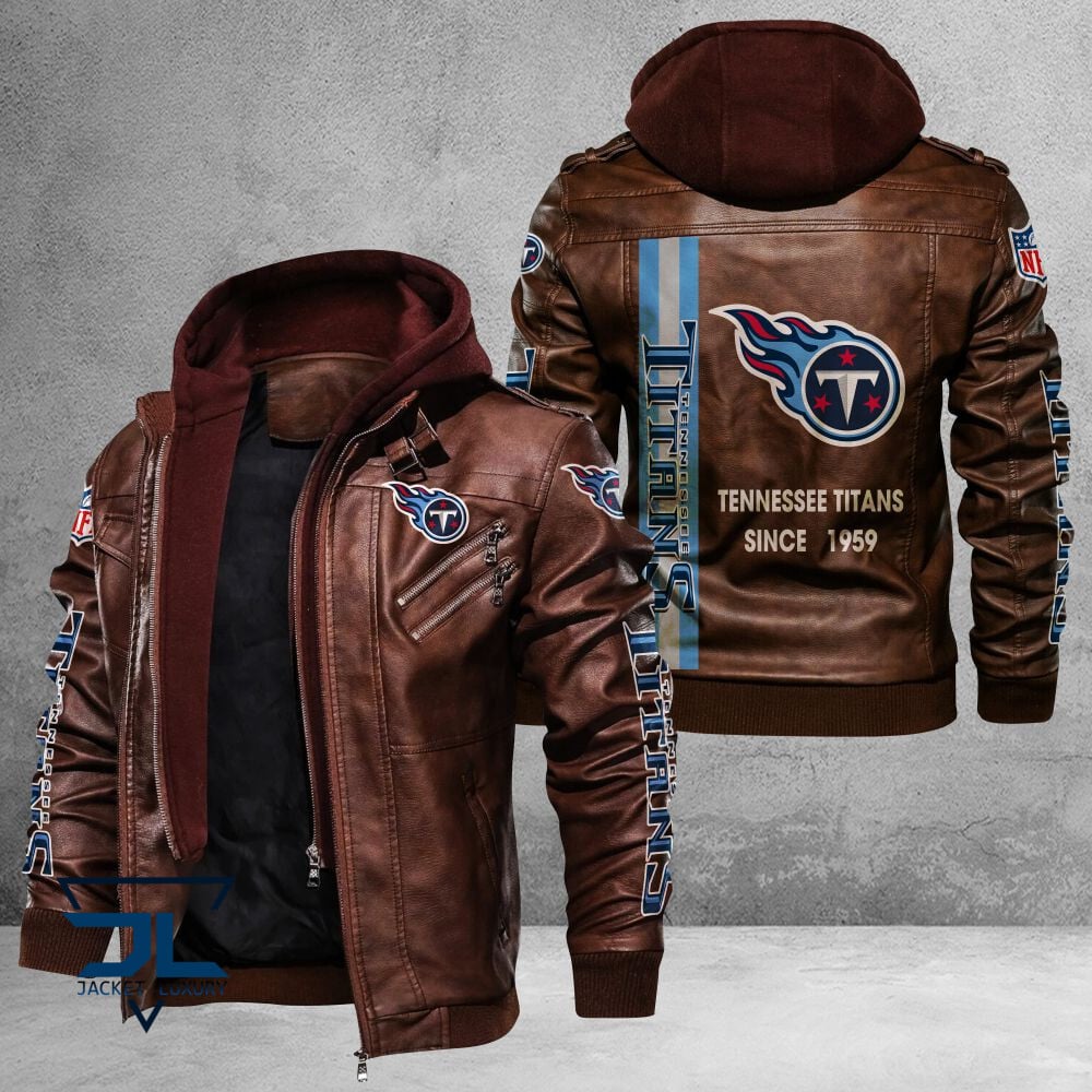 Tennessee Titans NFL Style Leather Jacket For Fans