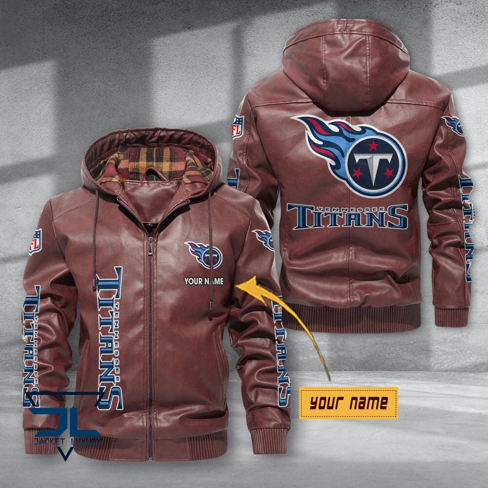 Tennessee Titans NFL Style Leather Jacket For Fans