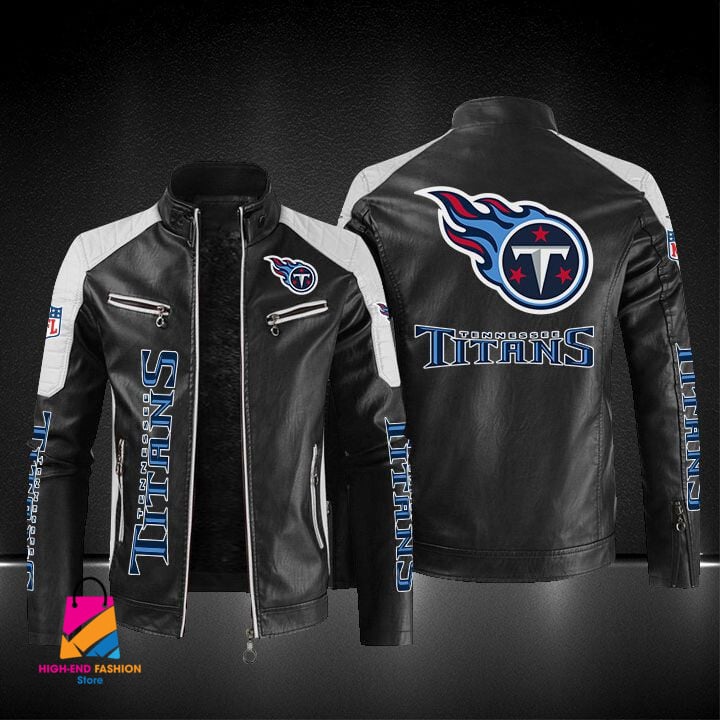 Tennessee Titans NFL Style Leather Jacket For Fans