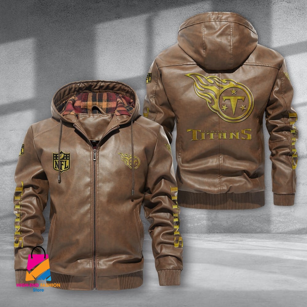 Tennessee Titans NFL Style Leather Jacket For Fans