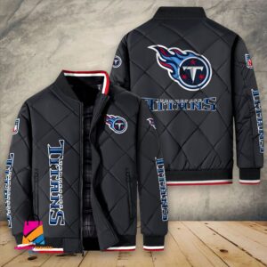 Tennessee Titans NFL Style Puffer Jacket For Fans