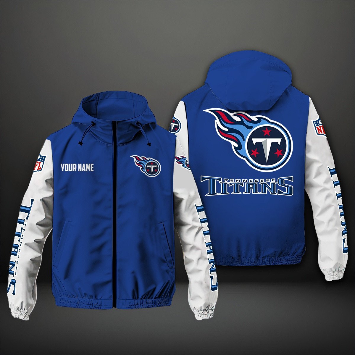 Tennessee Titans NFL Style Windbreaker Jacket For Fans