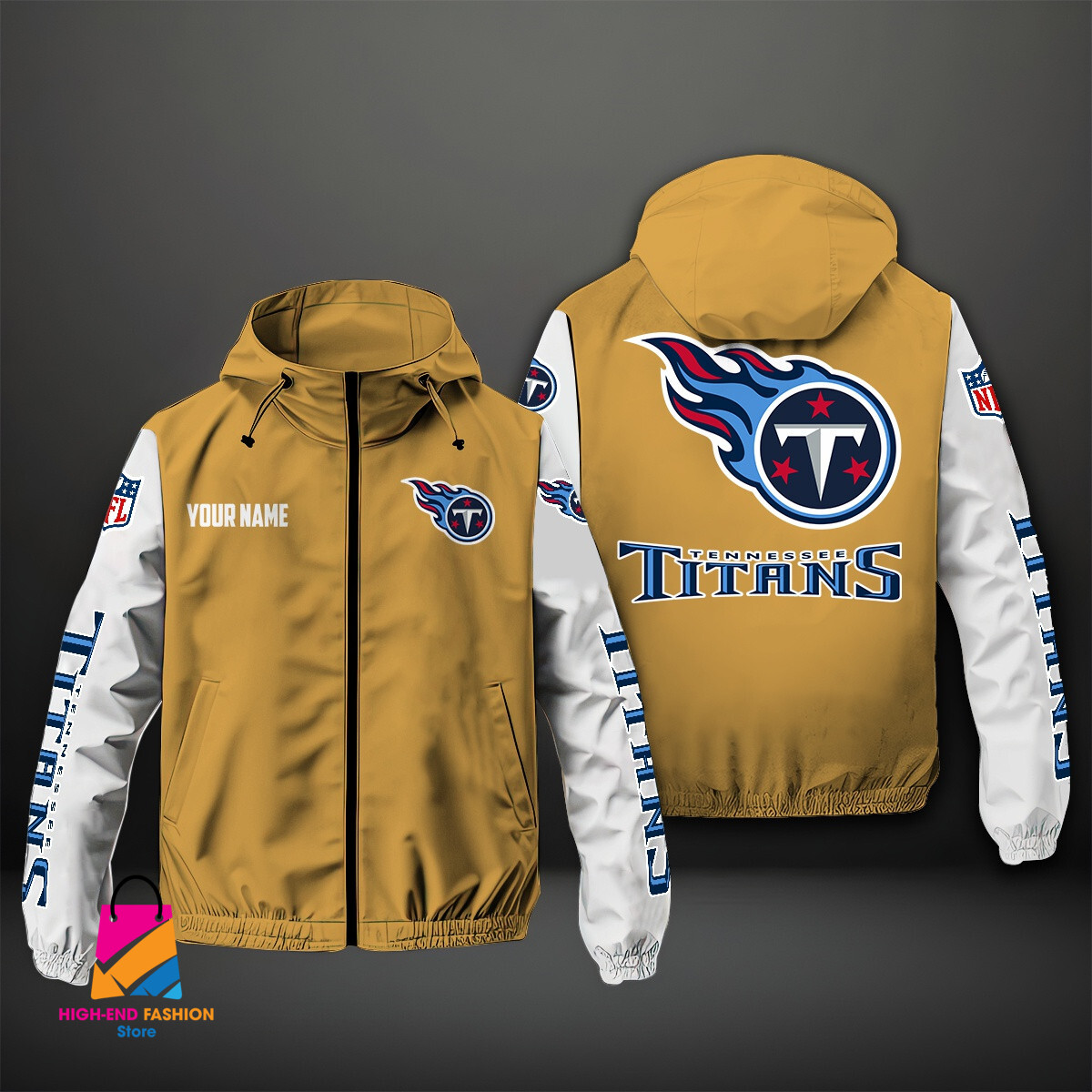 Tennessee Titans NFL Style Windbreaker Jacket For Fans