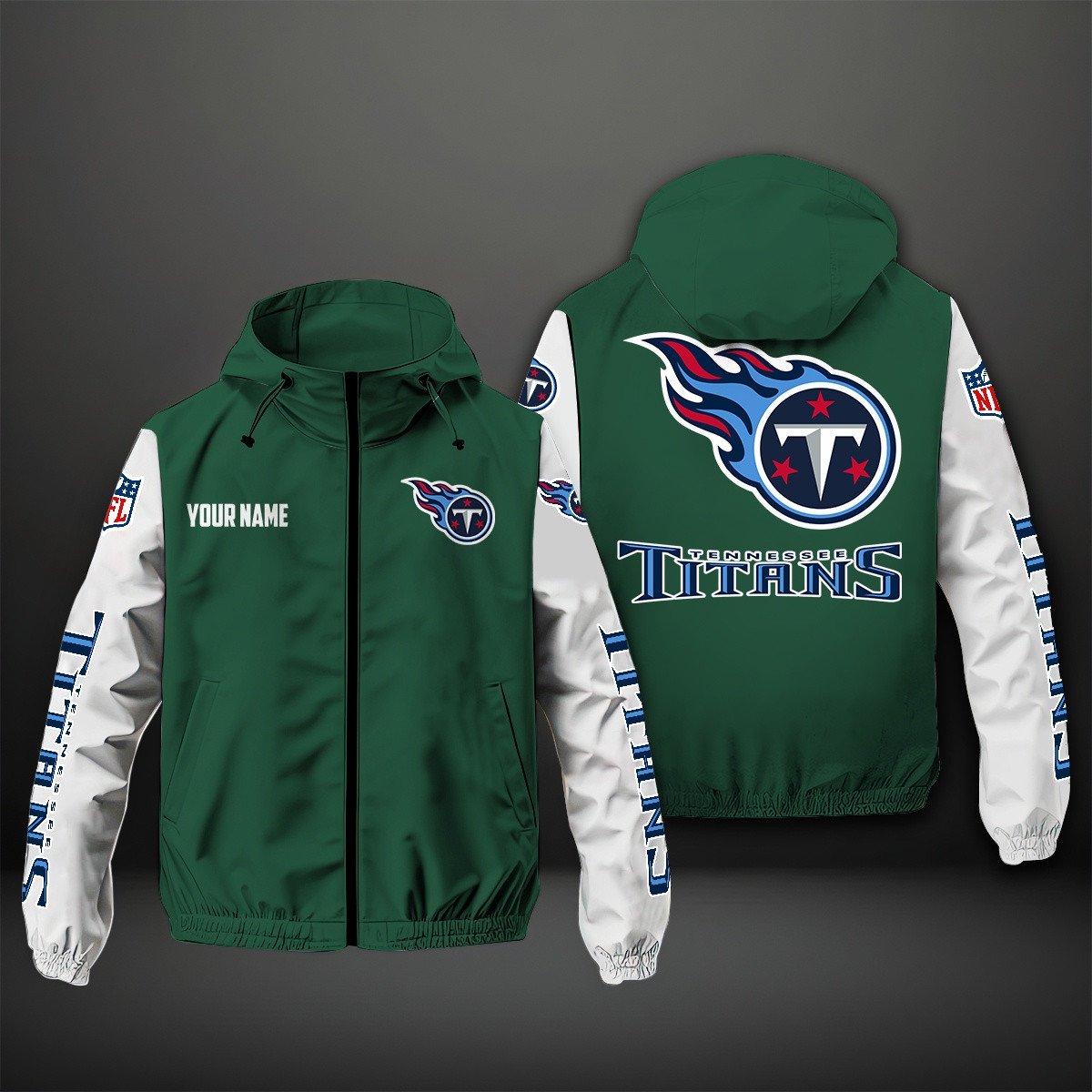 Tennessee Titans NFL Style Windbreaker Jacket For Fans