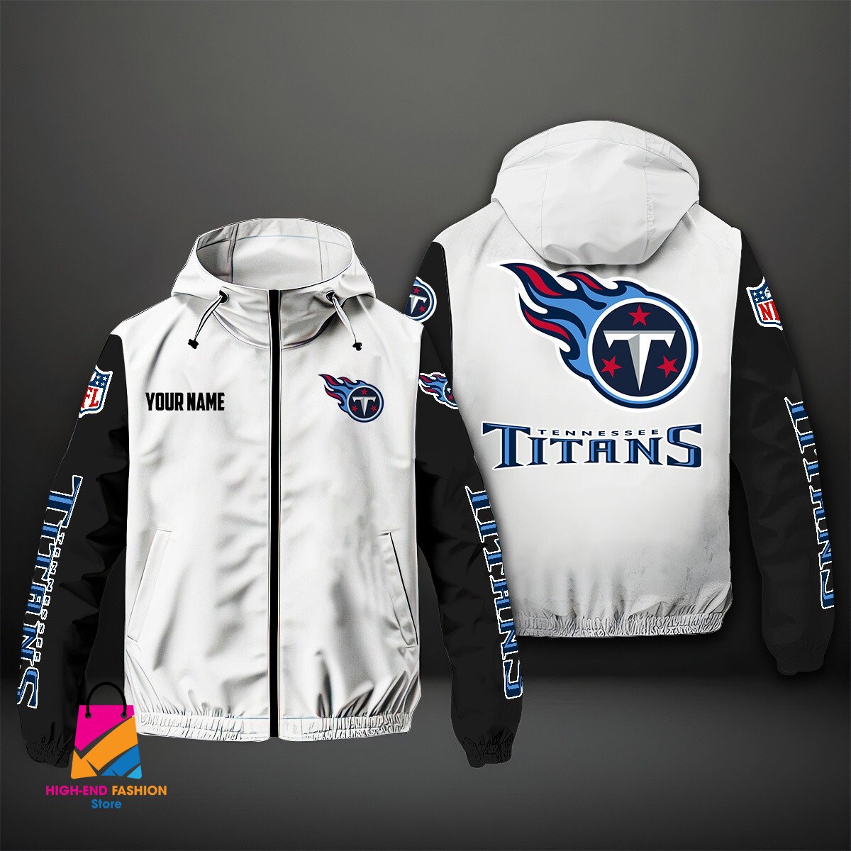 Tennessee Titans NFL Style Windbreaker Jacket For Fans