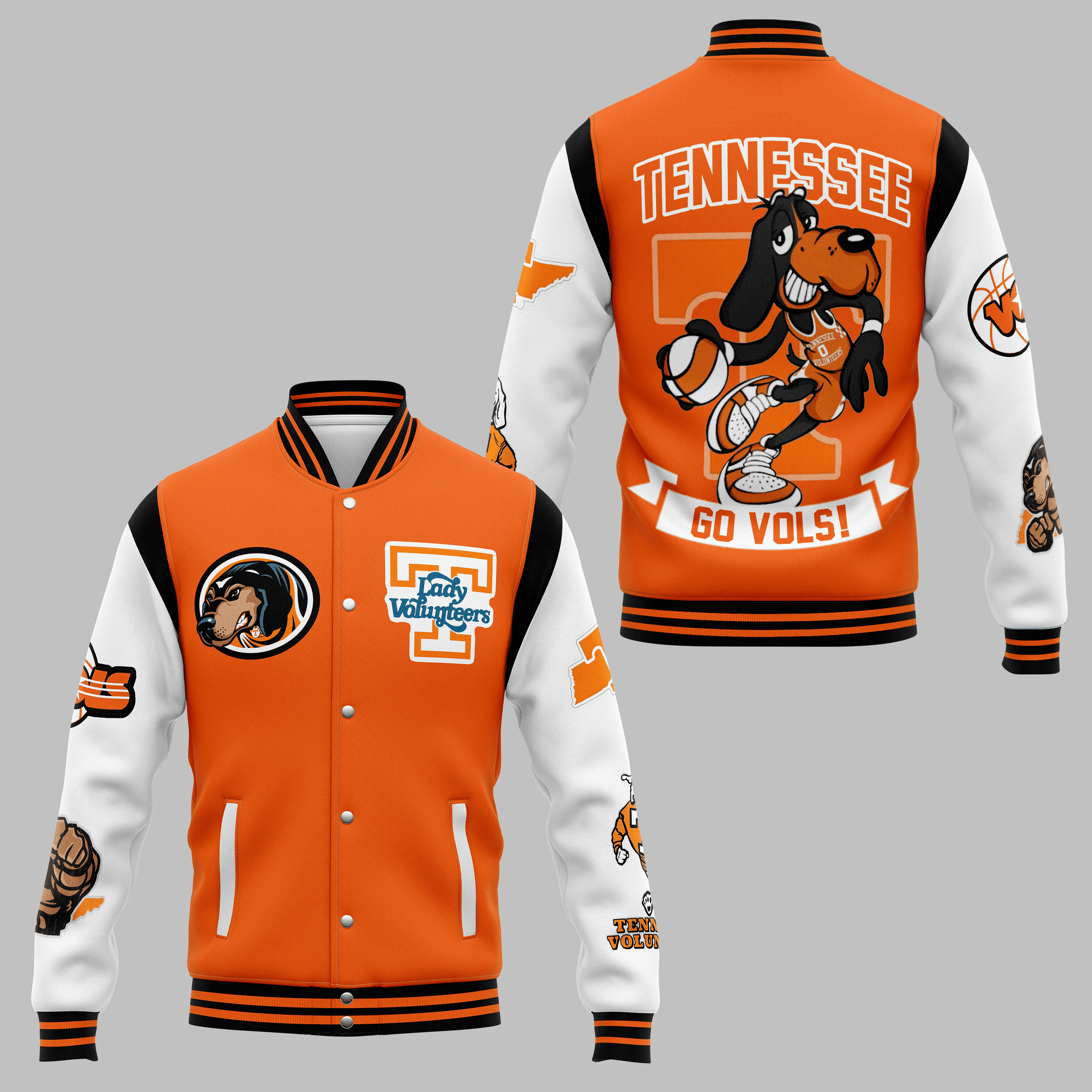 Tennessee Volunteers NCAA Style Baseball Jacket For Fans