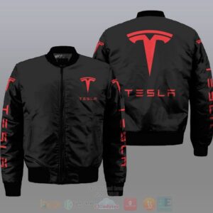 Tesla Car Style Bomber Jacket For Fans