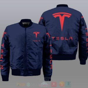 Tesla Car Style Bomber Jacket For Fans
