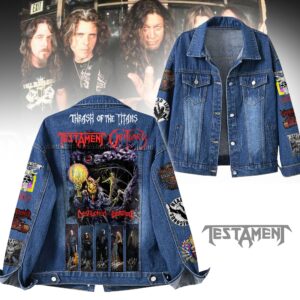 Testament Music Denim Jacket Gift For Fans