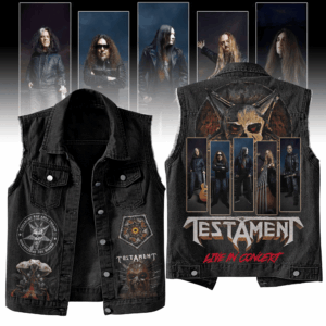 Testament Music Style Sleeveless Jacket For Fans