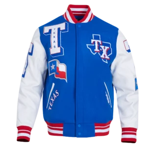 Texas Rangers MLB Style Baseball Jacket For Fans