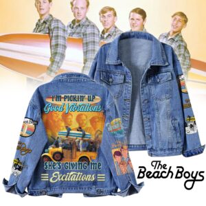 The Beach Boys Music Denim Jacket Gift For Fans