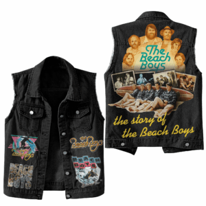 The Beach Boys Music Style Sleeveless Jacket For Fans