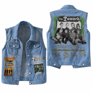 The Damned Music Style Sleeveless Jacket For Fans