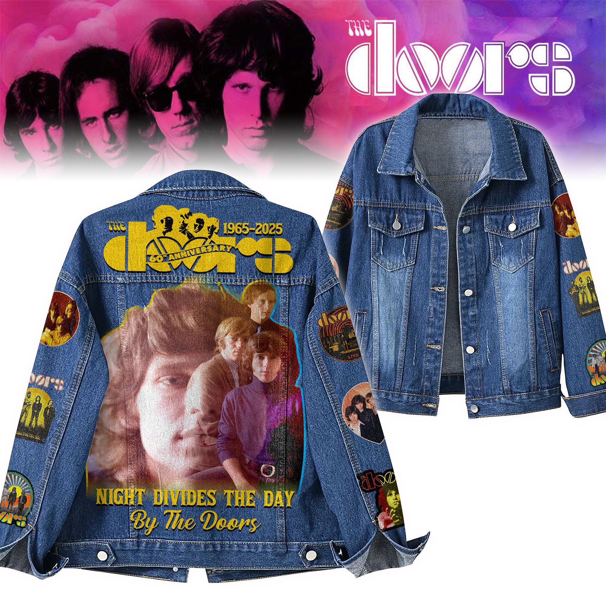 The Doors Music Denim Jacket Gift For Fans