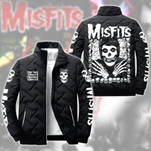 The Misfits Music Style Puffer Jacket For Fans