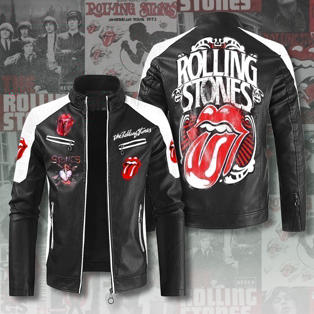 The Rolling Stones Music Style Leather Jacket For Fans