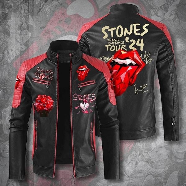 The Rolling Stones Music Style Leather Jacket For Fans